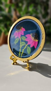 Hand Painted Floral Coasters & Jewelry Trays| Rosy Florals