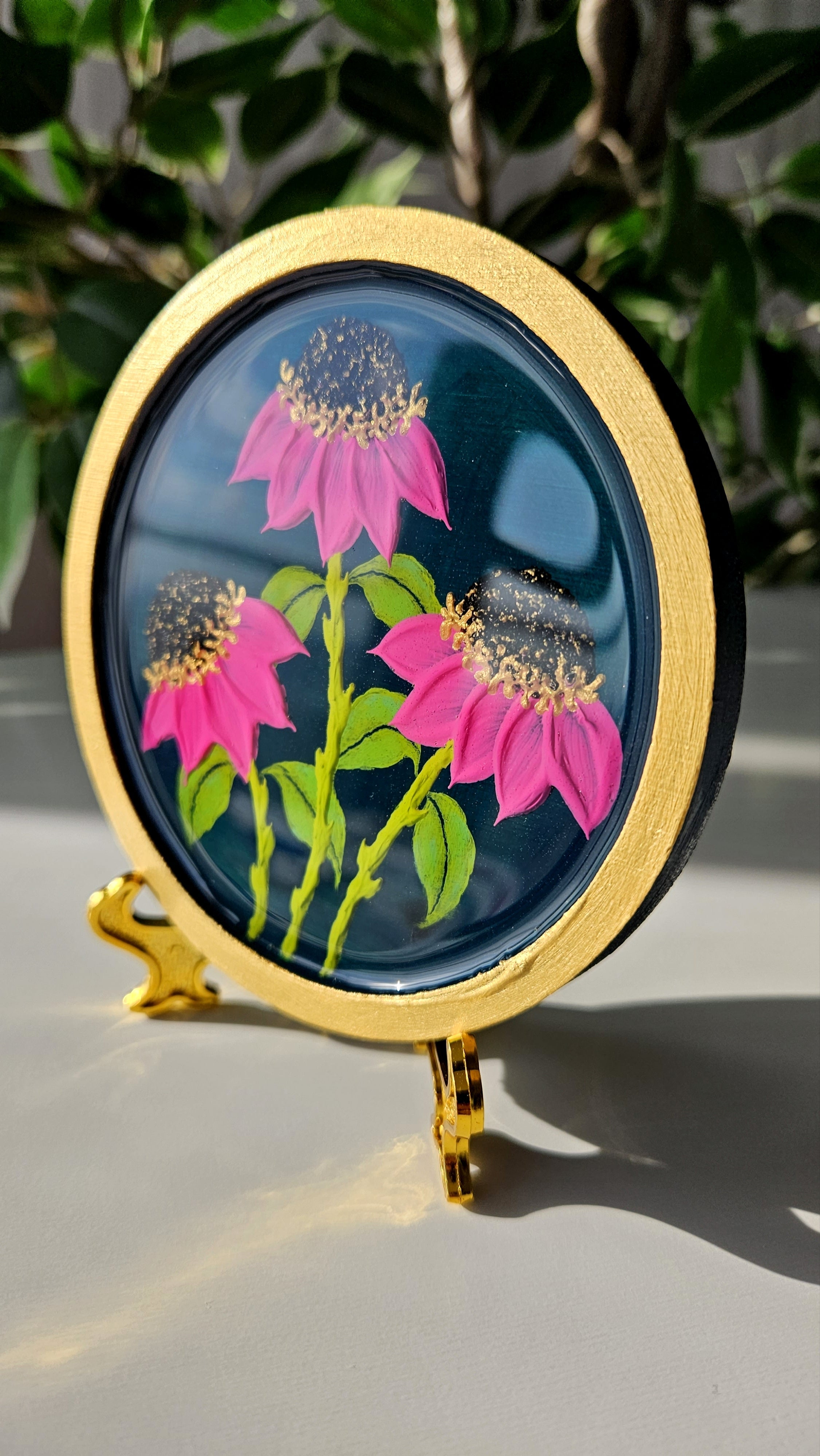 Hand Painted Floral Coasters & Jewelry Trays| Rosy Florals