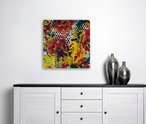 Canvas Print | Floral Artwork | "Daisies in Love"