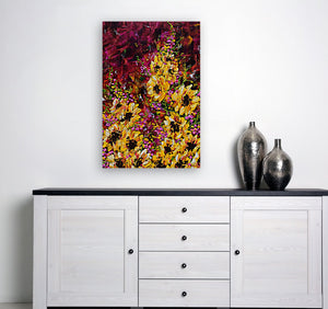 Canvas Print | Floral Artwork | "Evening Flora"