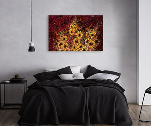 Canvas Print | Floral Artwork | "Evening Flora"