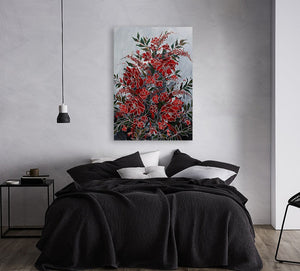 Canvas Print | Floral Artwork | "Winter Roses"